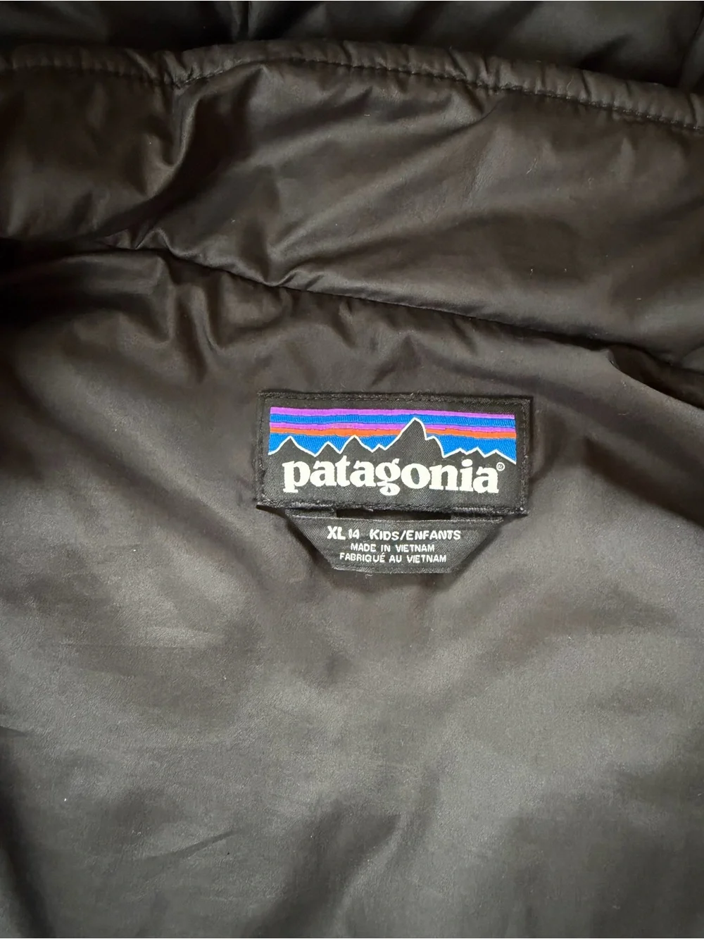 Patagonia Bivy Hooded Puffer Jacket XL Kids 14